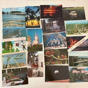 Lot Of 44 Vintage Florida Postcards Anna Maria Sarasota St Augustine Clearwater